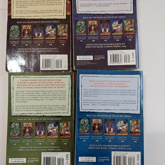 The Secret Series by Pseudonymous Bosch set of 4 b - Picture 2 of 10